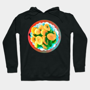 Abstract fruit plate Hoodie